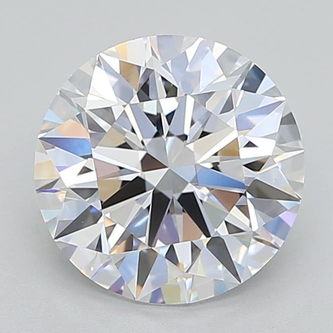 3.02ct D FL Rare Carat Ideal Cut Round Lab Grown Diamond