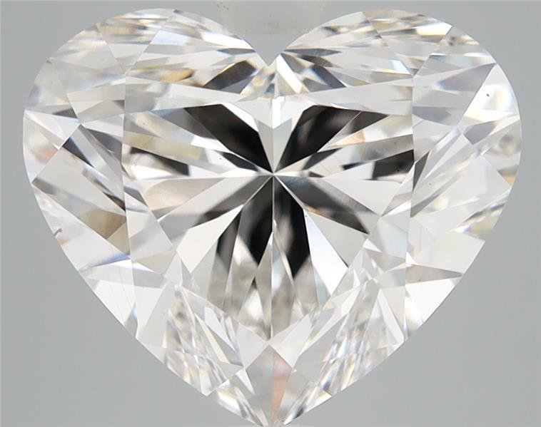 7.36ct G VS2 Rare Carat Ideal Cut Heart Lab Grown Diamond