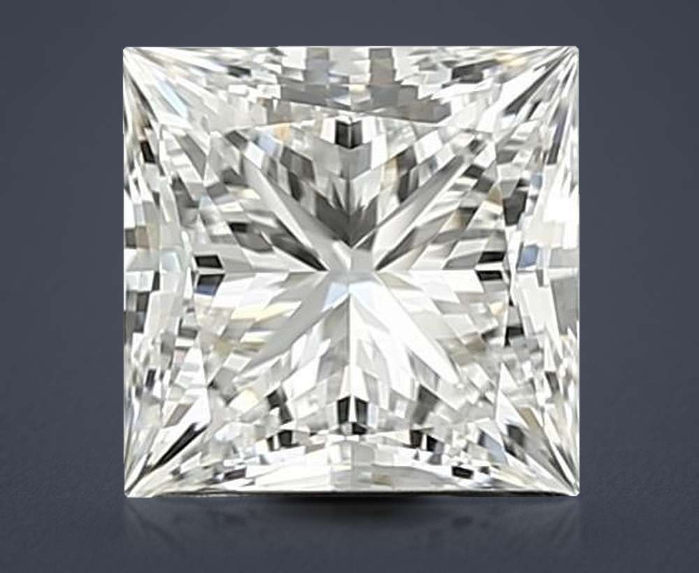 1.58 Carat Princess Lab Diamond