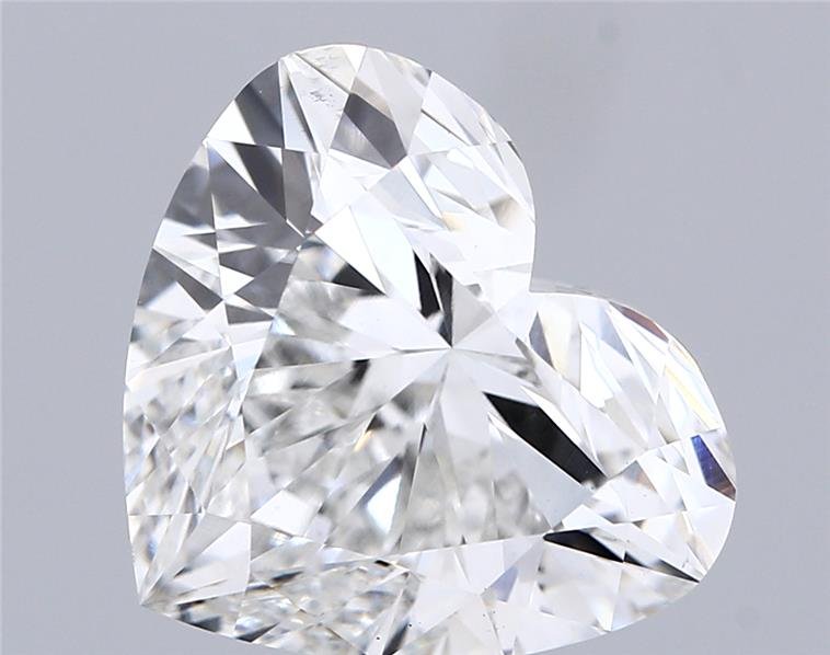 7.02ct F VS1 Rare Carat Ideal Cut Heart Lab Grown Diamond