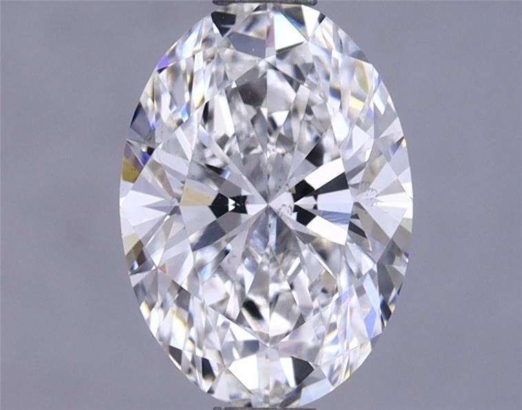1.12ct F VS2 Rare Carat Ideal Cut Oval Lab Grown Diamond
