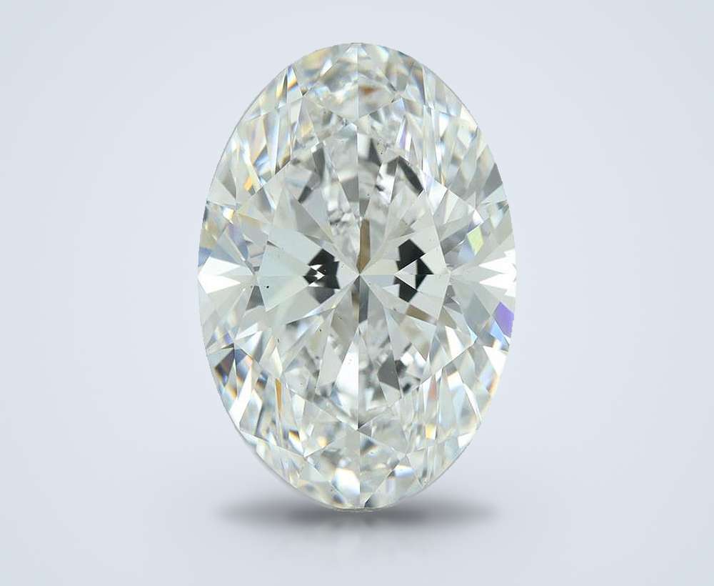 7.73 Carat Oval Lab Diamond