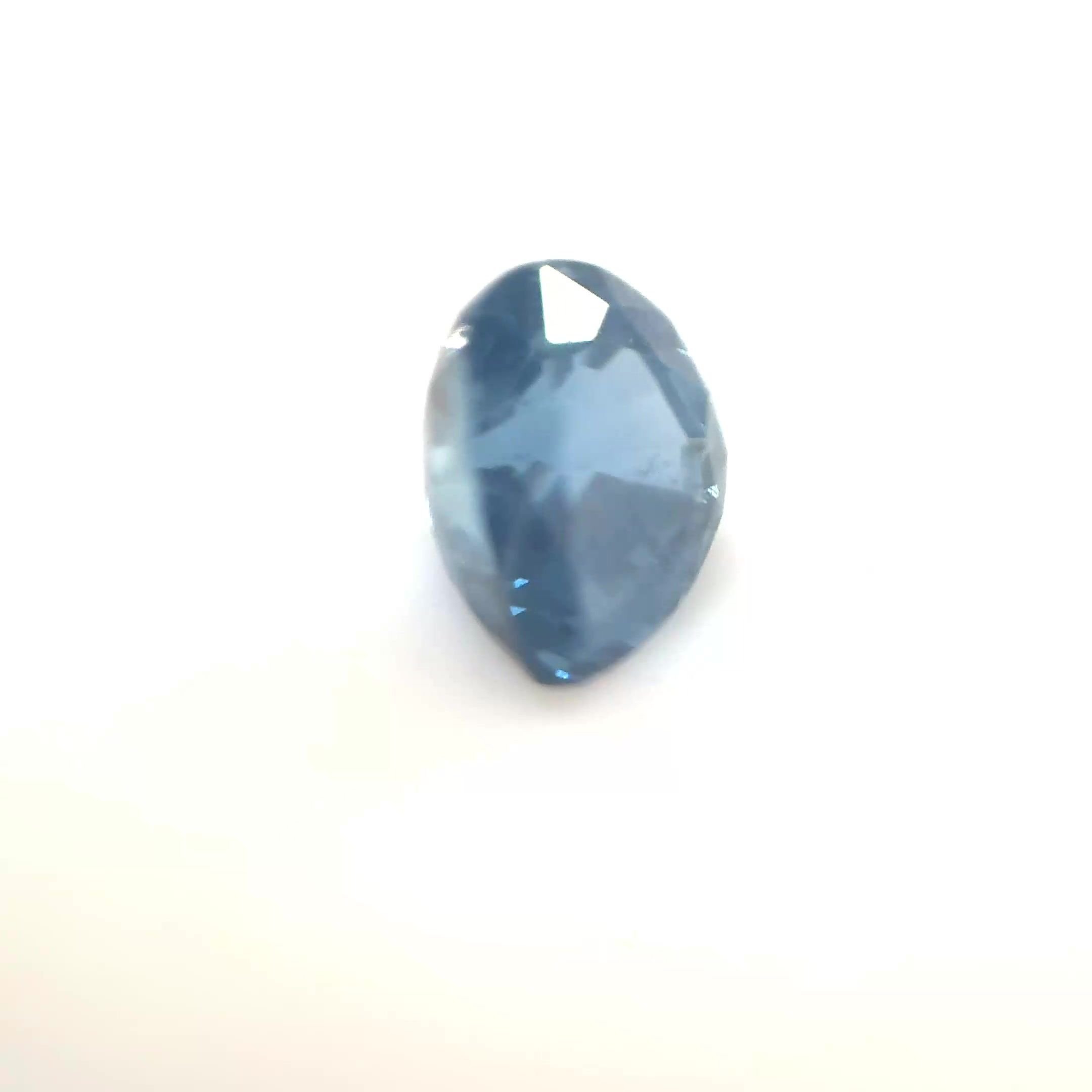1.16 Carat Light Blue Pear Sapphire