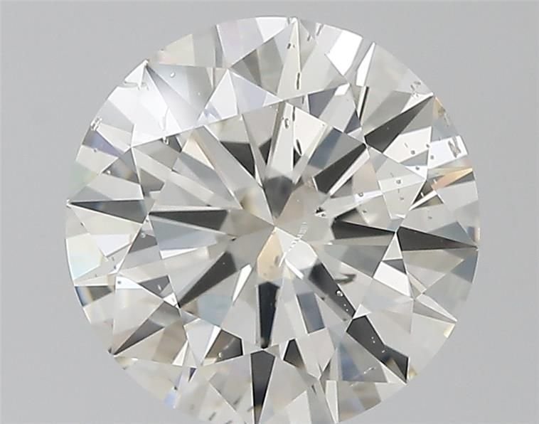 4.01ct I SI2 Rare Carat Ideal Cut Round Diamond