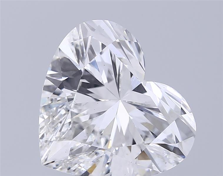 6.04ct F VS1 Rare Carat Ideal Cut Heart Lab Grown Diamond