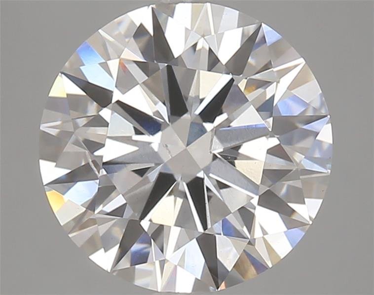 4.55ct F SI1 Rare Carat Ideal Cut Round Lab Grown Diamond