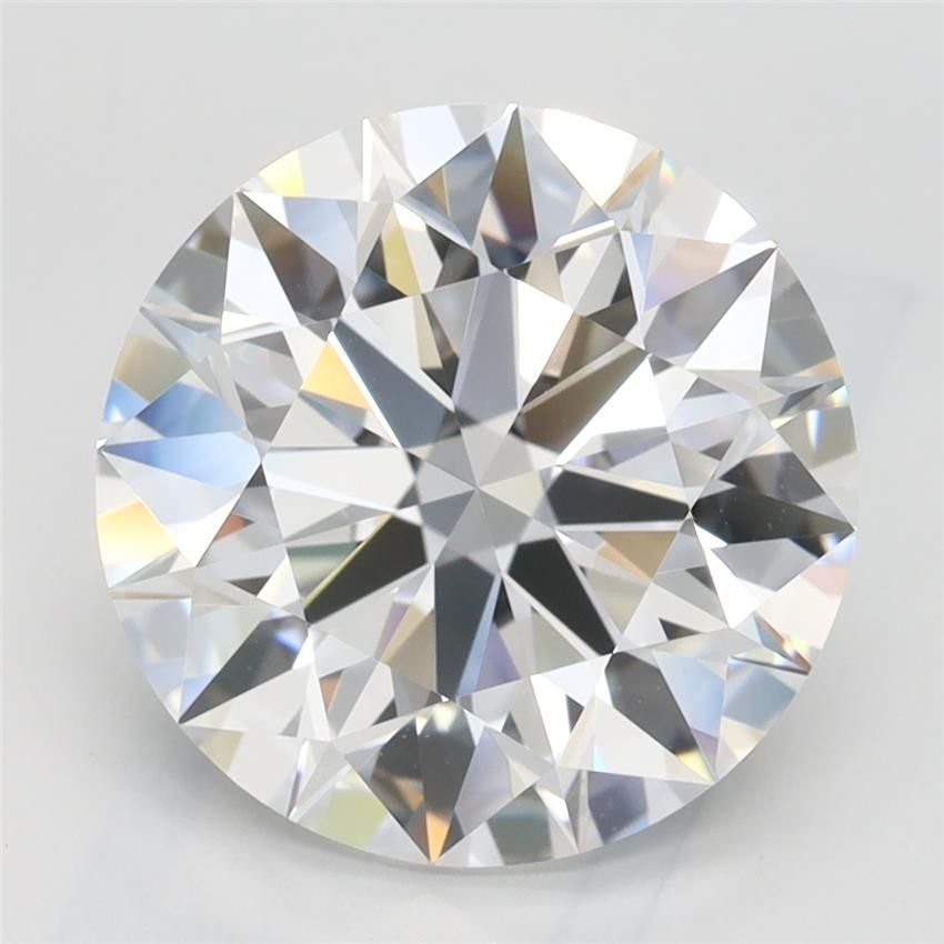 4.06ct D VVS1 Rare Carat Ideal Cut Round Lab Grown Diamond