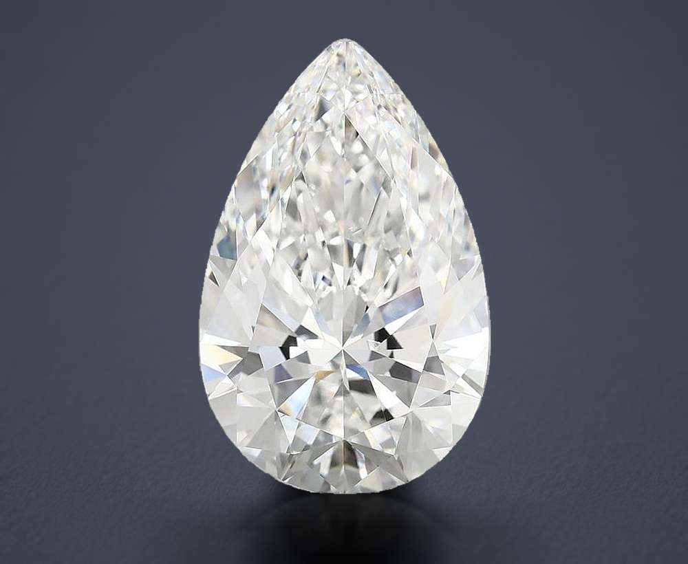 7.65 Carat Pear Lab Diamond