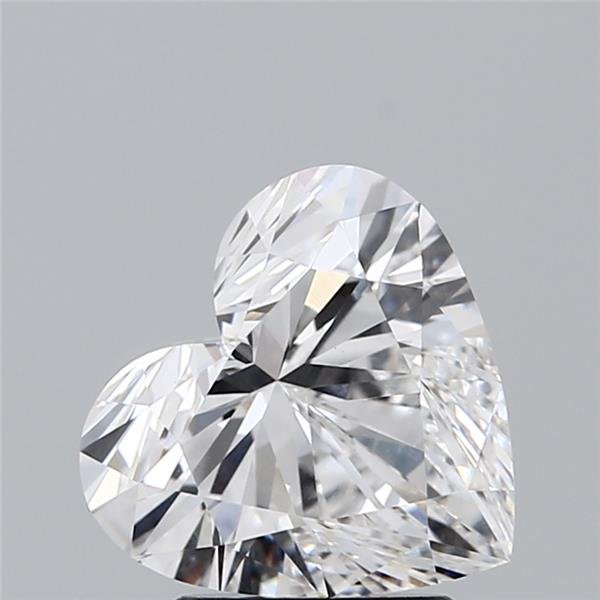 2.38ct E VVS2 Rare Carat Ideal Cut Heart Lab Grown Diamond