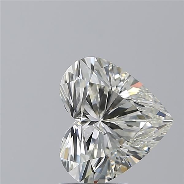3.20ct J SI2 Rare Carat Ideal Cut Heart Diamond