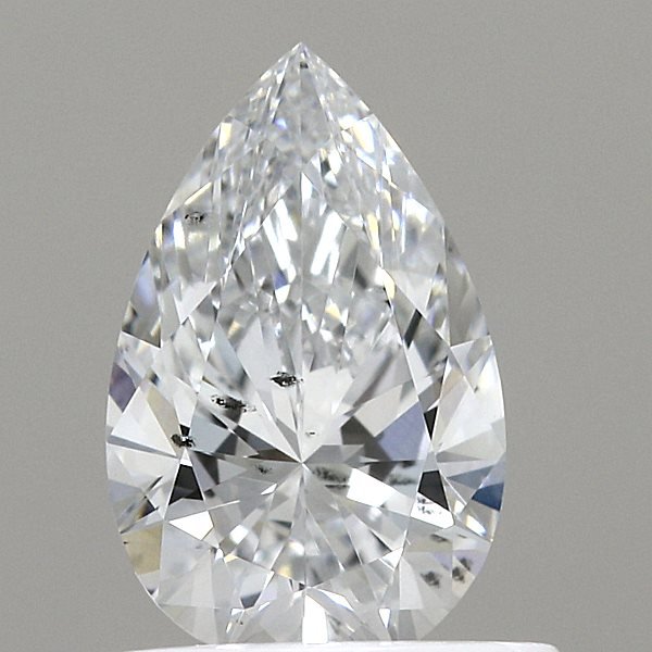 0.72ct E SI1 Rare Carat Ideal Cut Pear Lab Grown Diamond