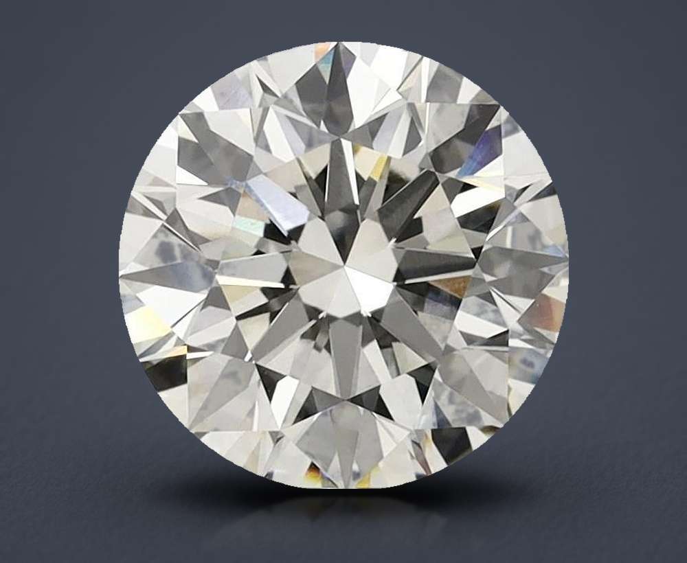 3.68 Carat Round Lab Diamond