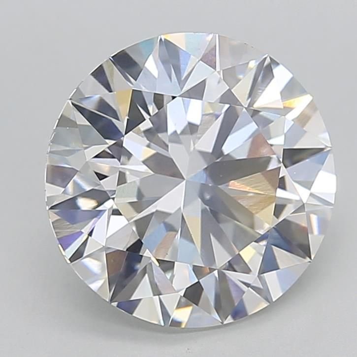 4.51ct F VVS2 Rare Carat Ideal Cut Round Lab Grown Diamond