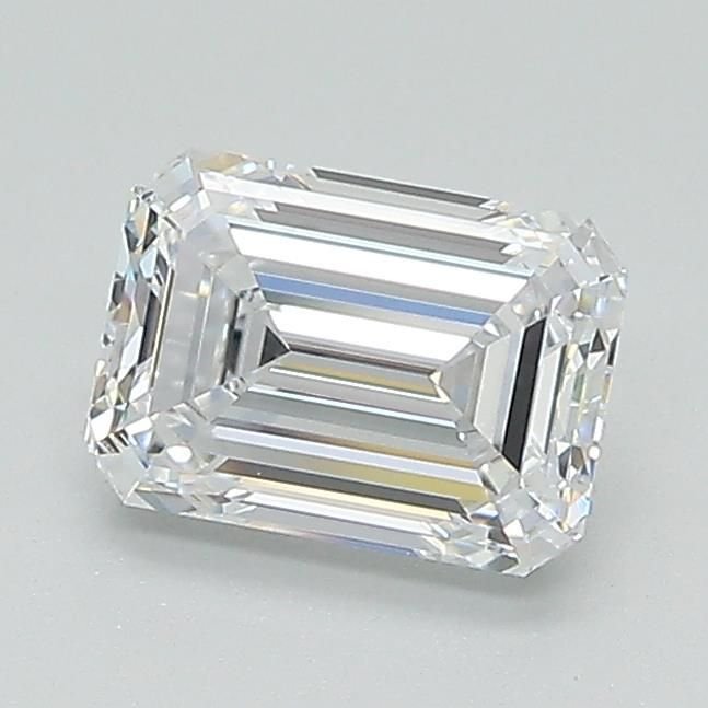 1.01ct D VVS2 Excellent Cut Emerald Lab Grown Diamond