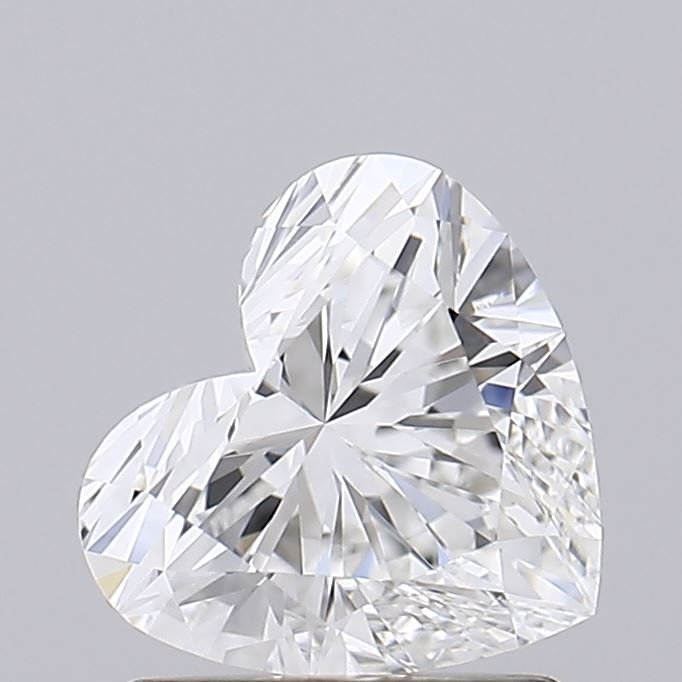 1.23ct F VS1 Rare Carat Ideal Cut Heart Lab Grown Diamond