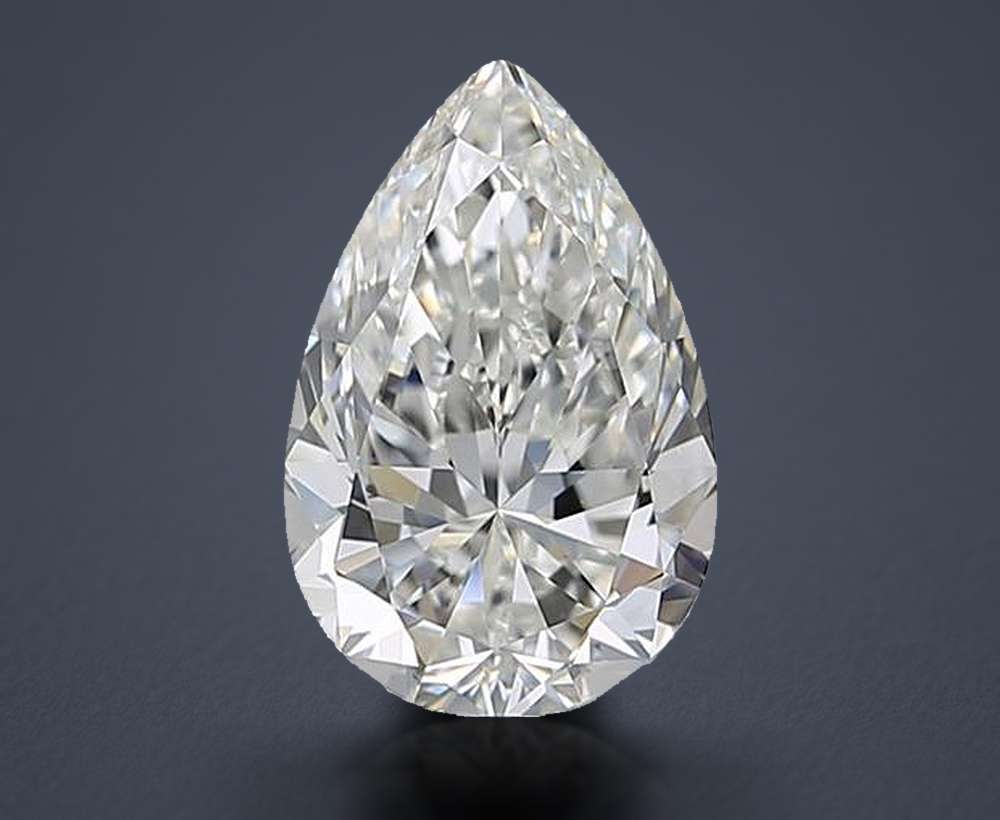 3.01 Carat Pear Natural Diamond