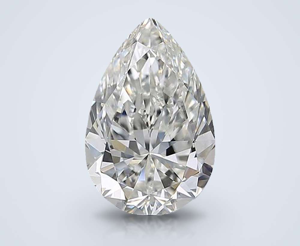 3.01 Carat Pear Natural Diamond