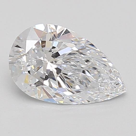 0.68ct D IF Rare Carat Ideal Cut Pear Lab Grown Diamond