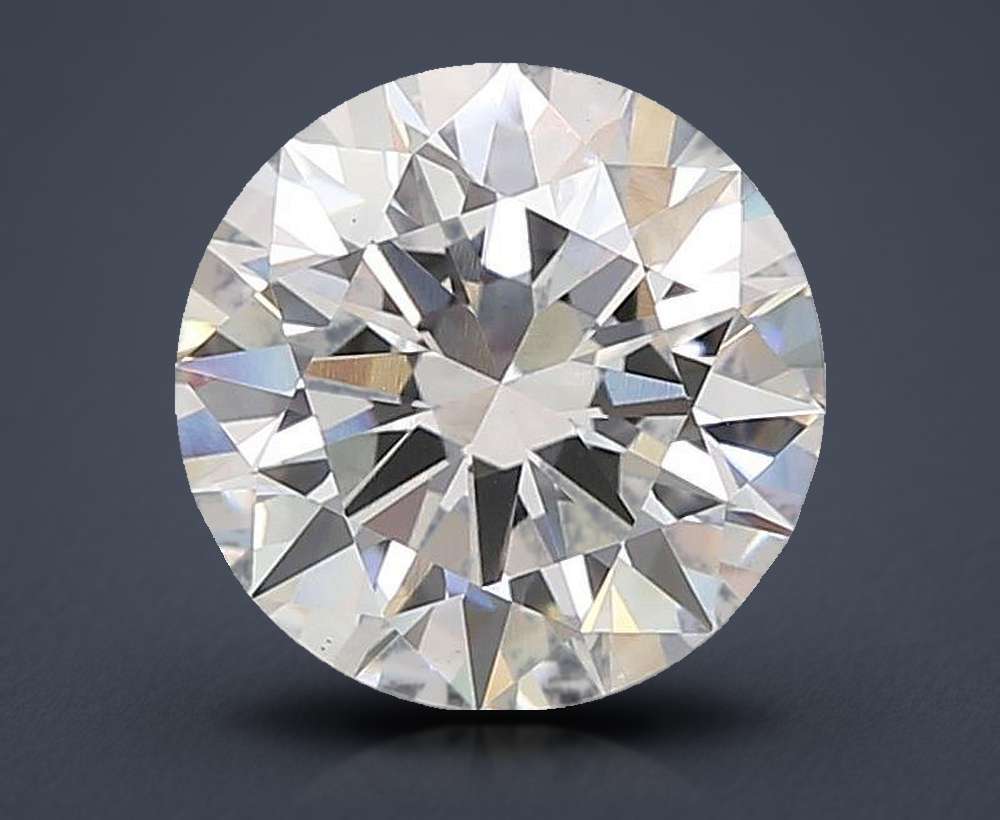4.02 Carat Round Lab Diamond