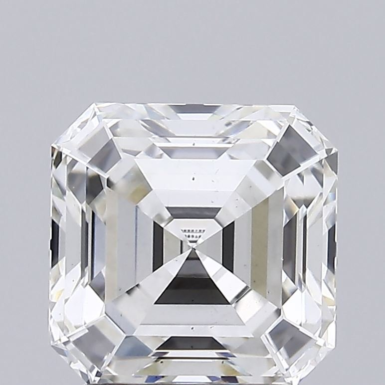 2.30ct H VS2 Rare Carat Ideal Cut Asscher Lab Grown Diamond