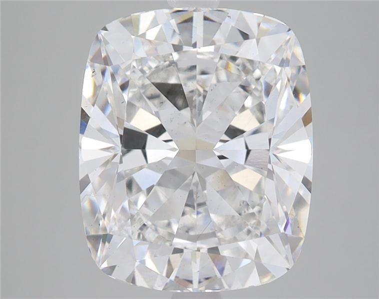 5.48ct F SI1 Rare Carat Ideal Cut Cushion Lab Grown Diamond