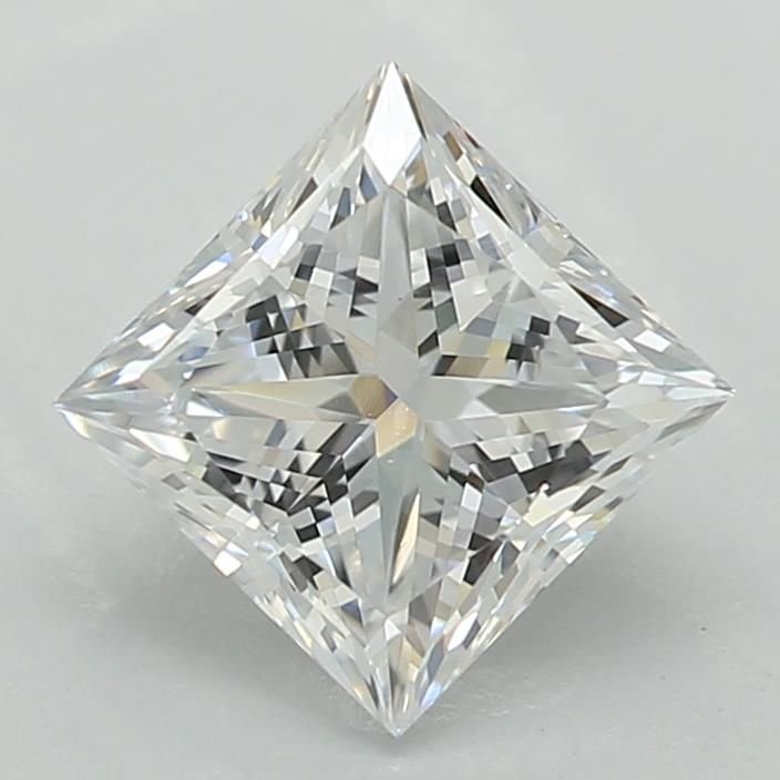 0.68ct D VVS2 Rare Carat Ideal Cut Princess Lab Grown Diamond