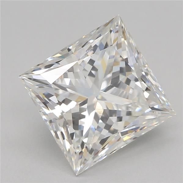 1.76ct E VVS2 Rare Carat Ideal Cut Princess Lab Grown Diamond
