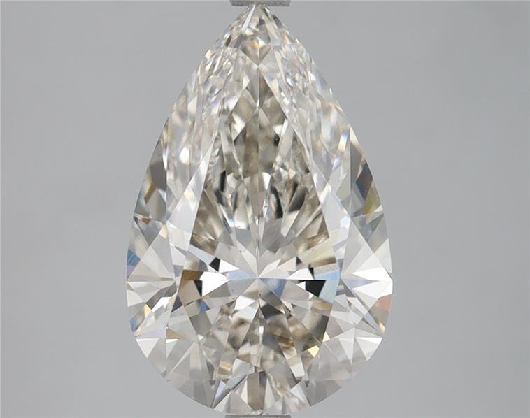 3.18ct I VS2 Rare Carat Ideal Cut Pear Lab Grown Diamond