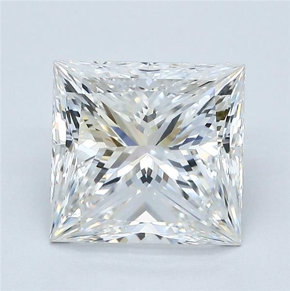 2.60ct G VVS1 Rare Carat Ideal Cut Princess Diamond