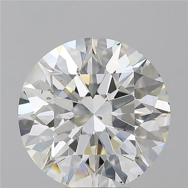 5.29ct H SI1 Rare Carat Ideal Cut Round Diamond