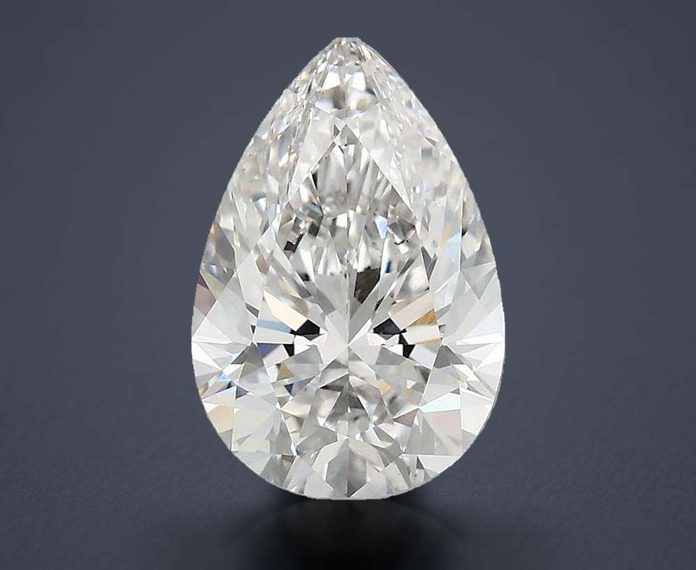 2.58 Carat Pear Lab Diamond