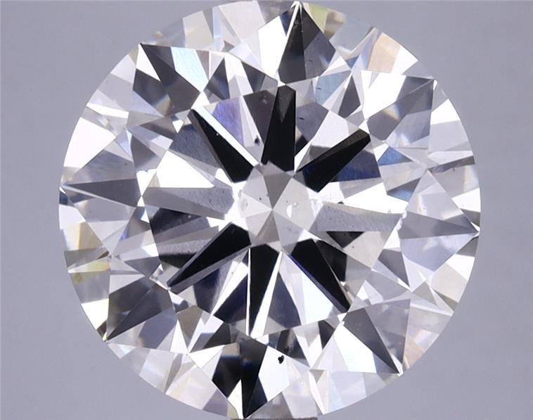 5.04ct H SI1 Rare Carat Ideal Cut Round Lab Grown Diamond