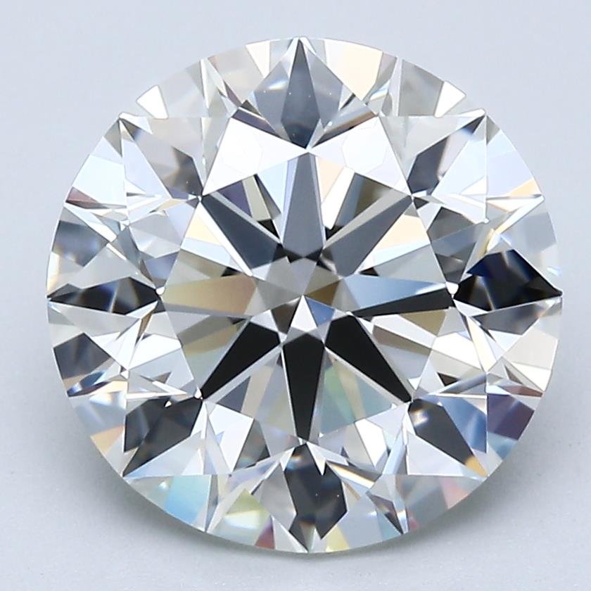 4.23ct J IF Excellent Cut Round Diamond