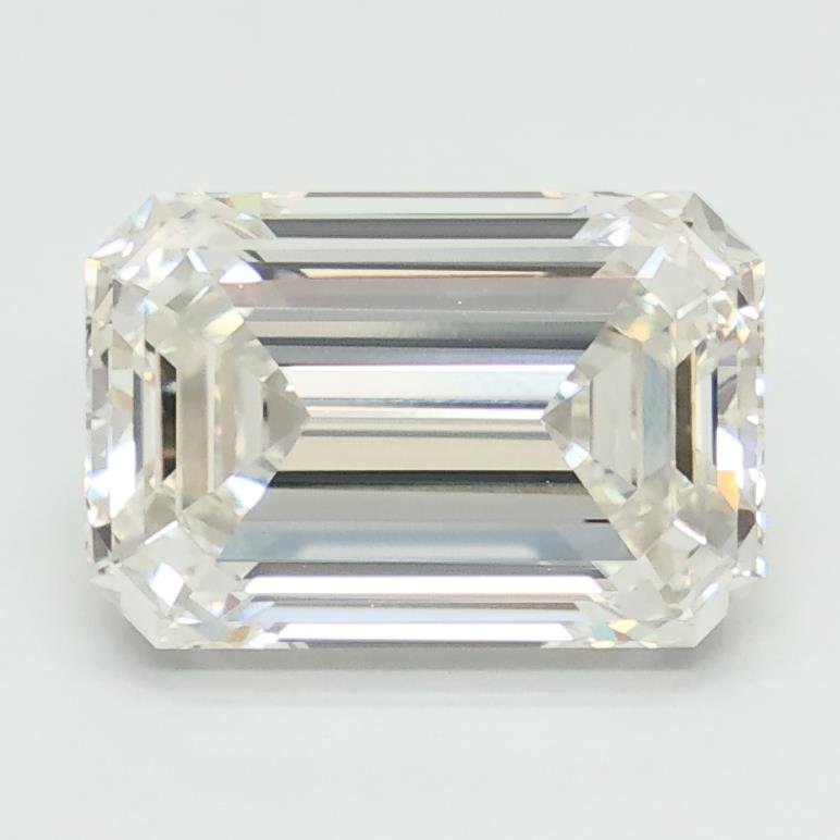 3.09ct G VVS2 Rare Carat Ideal Cut Emerald Lab Grown Diamond