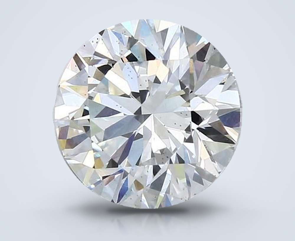 3.44 Carat Round Lab Diamond