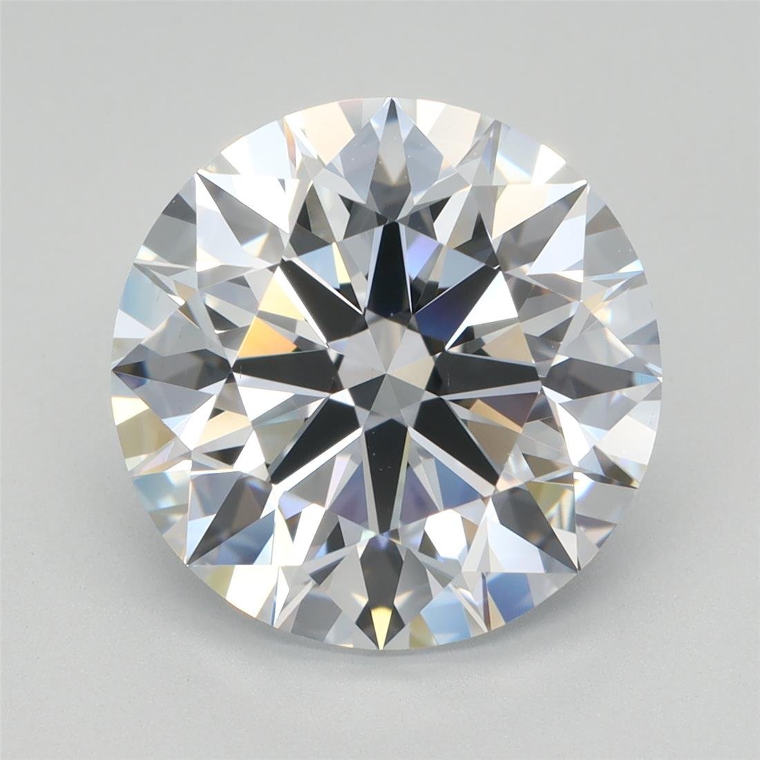 4.53ct F VS1 Rare Carat Ideal Cut Round Lab Grown Diamond