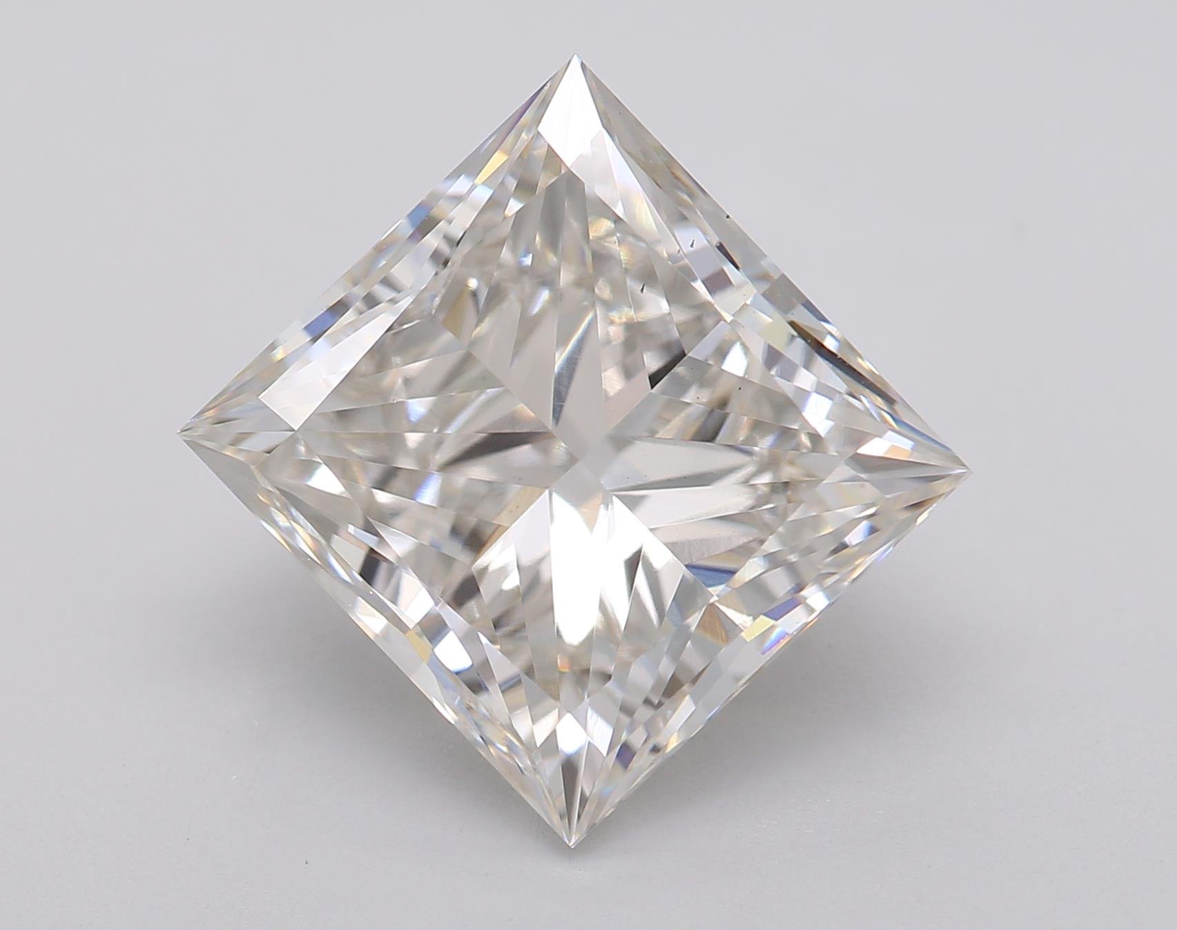 4.05ct I VS1 Rare Carat Ideal Cut Princess Lab Grown Diamond