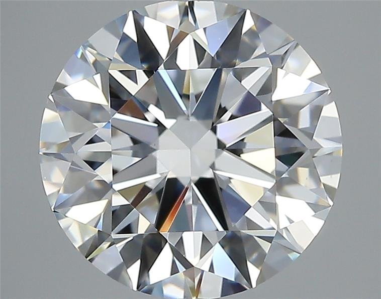 3.23ct F VS1 Rare Carat Ideal Cut Round Diamond