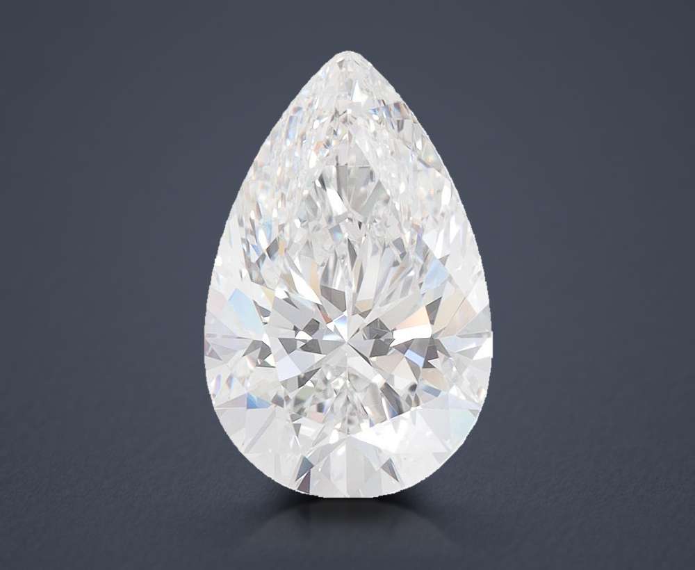 3.26 Carat Pear Lab Diamond