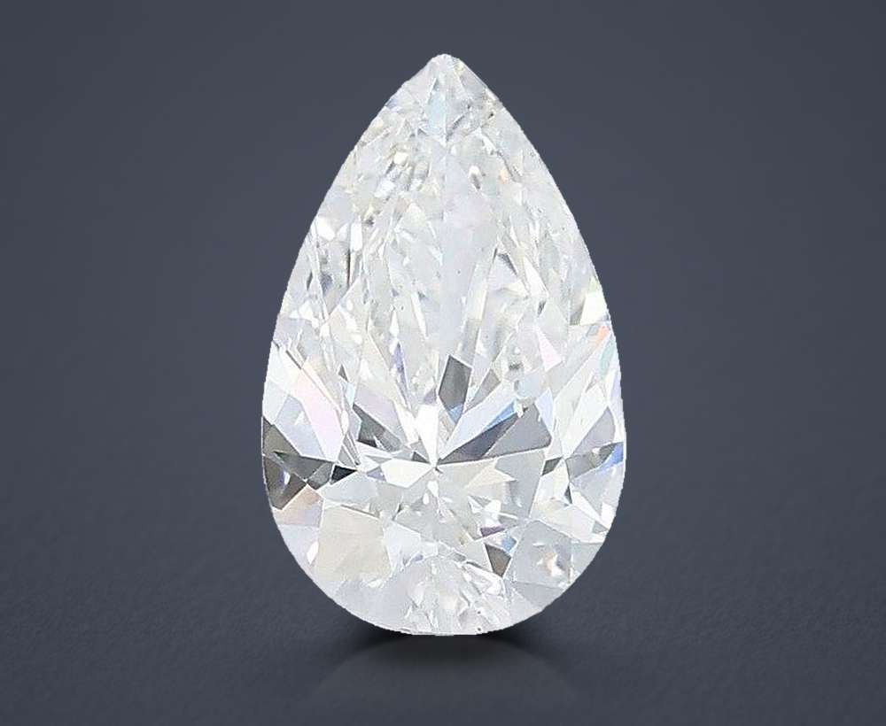 1.00 Carat Pear Lab Diamond