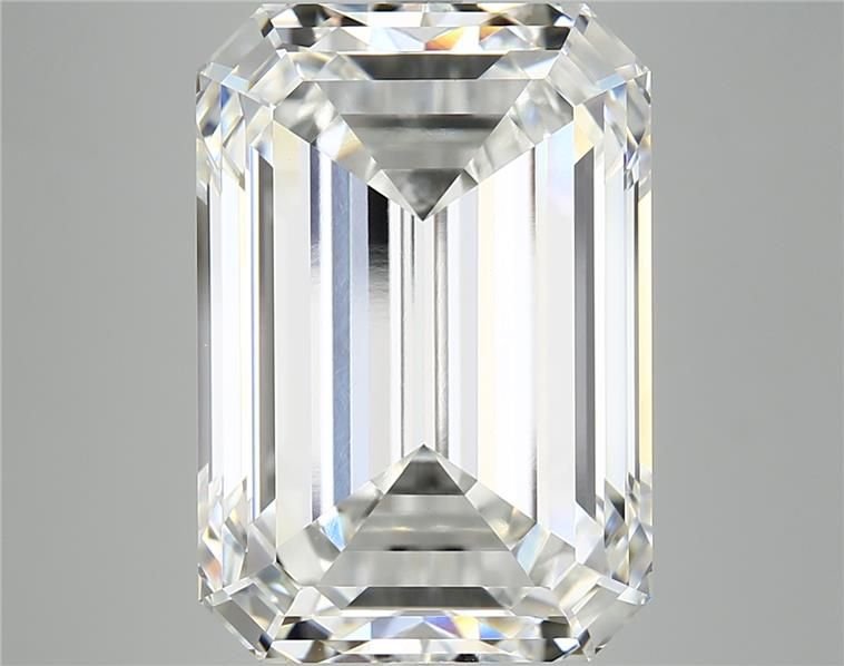 15.20ct F VVS2 Rare Carat Ideal Cut Emerald Lab Grown Diamond