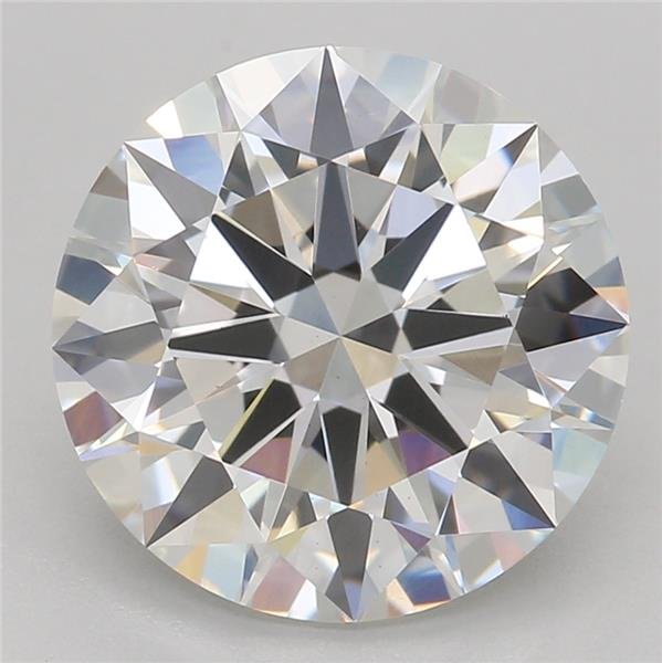 2.71ct F VS2 Rare Carat Ideal Cut Round Lab Grown Diamond