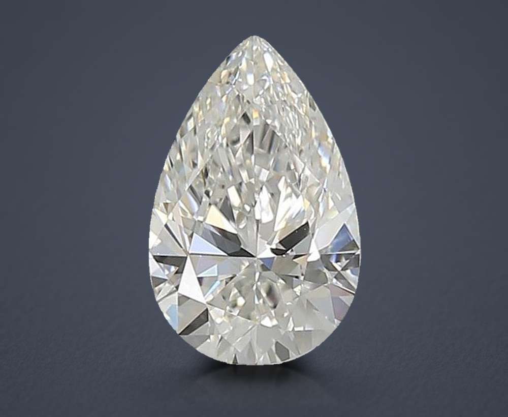 1.37 Carat Pear Lab Diamond