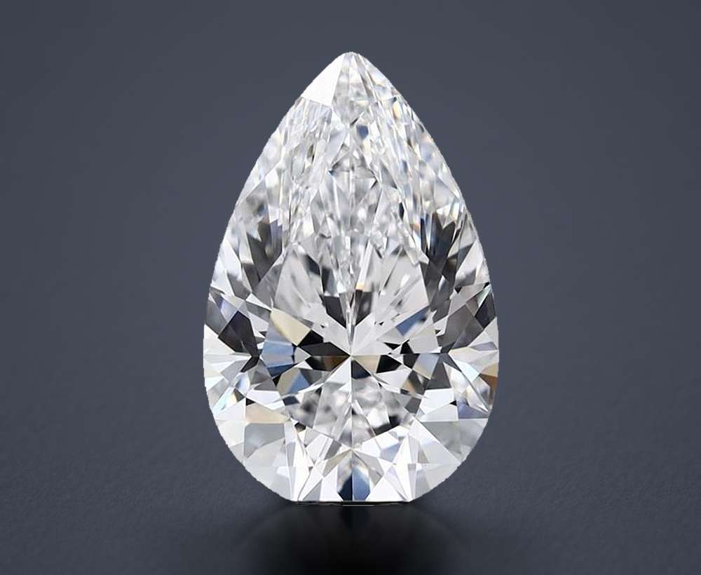3.56 Carat Pear Lab Diamond