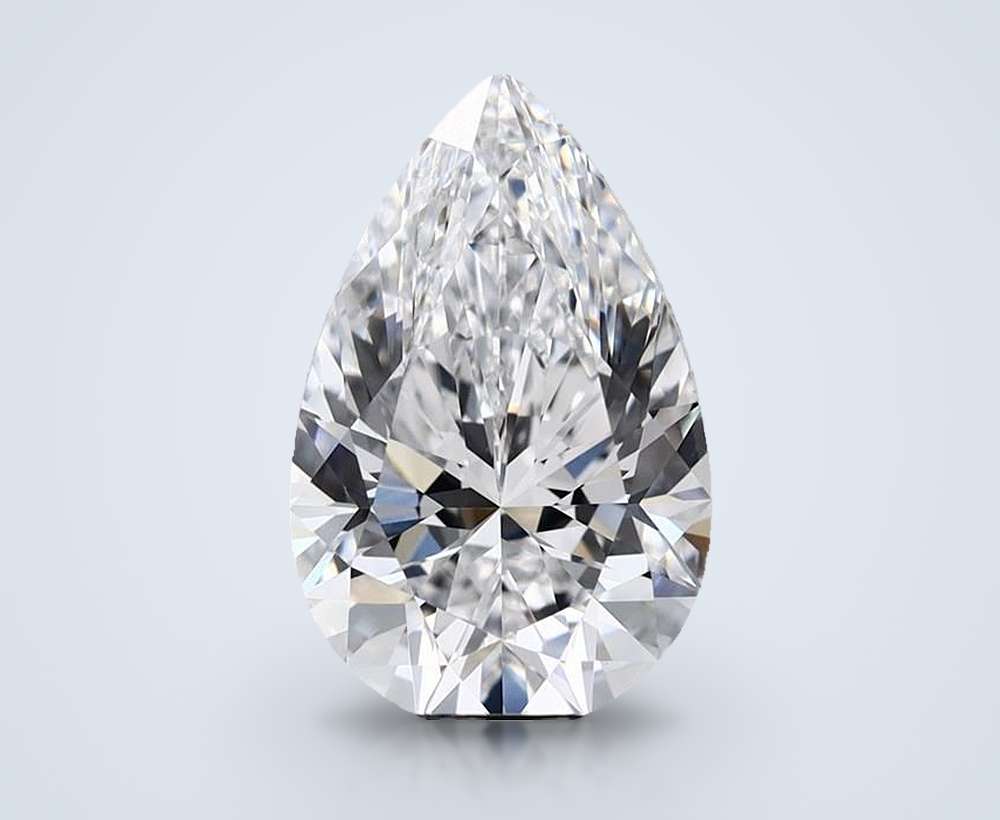 3.56 Carat Pear Lab Diamond