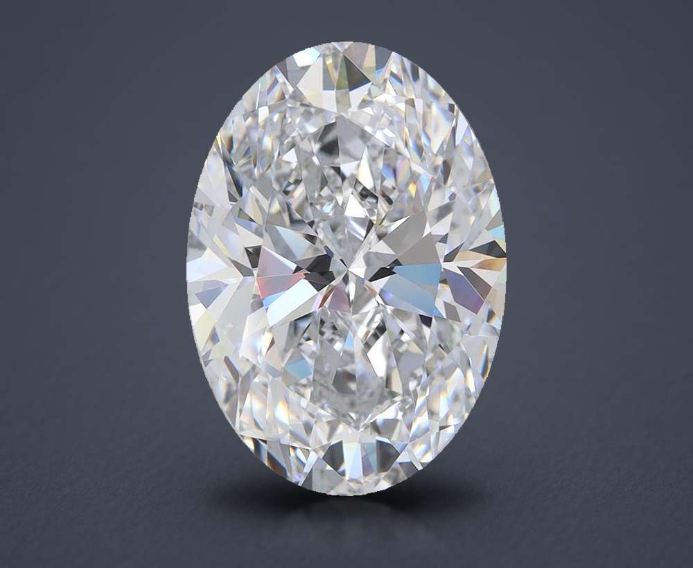 5.89 Carat Oval Lab Diamond
