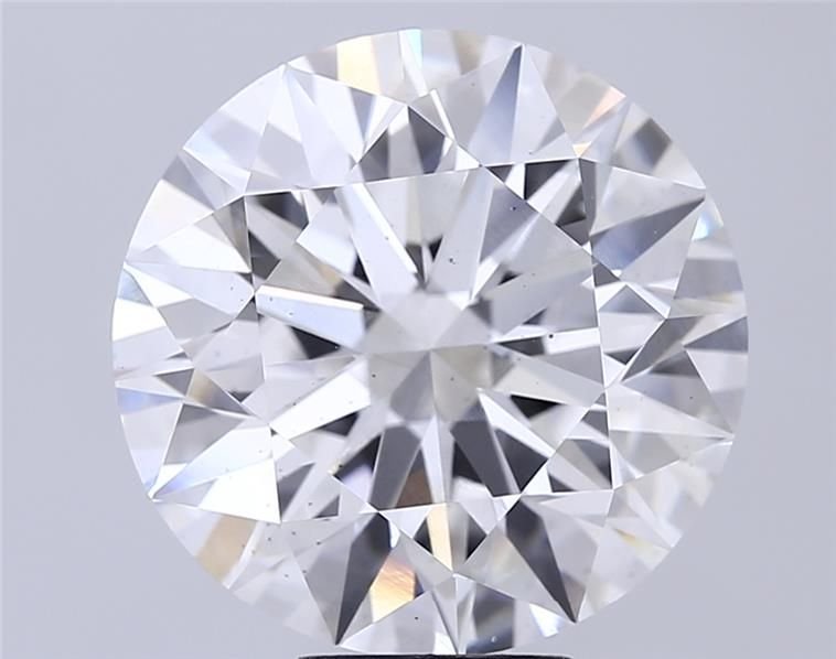 10.08ct D VS2 Rare Carat Ideal Cut Round Lab Grown Diamond