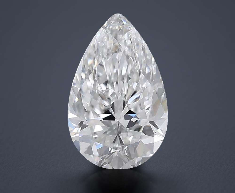0.50 Carat Pear Natural Diamond