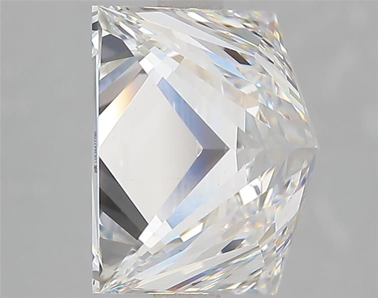 5.19ct F VS2 Rare Carat Ideal Cut Princess Lab Grown Diamond