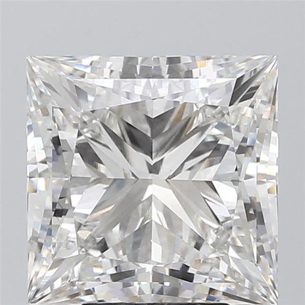 6.24ct H VS1 Rare Carat Ideal Cut Princess Lab Grown Diamond